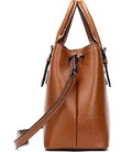 Класична жіноча сумка в шкірі флотар Vintage 14875 Руда картинка, зображення, фото