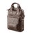 Качественная мужская сумка вертикального формата SHVIGEL 11168 под А4 Коричневая флотар картинка, изображение, фото