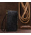 Мужской горизонтальный кожаный клатч SHVIGEL 19123 Черный картинка, изображение, фото
