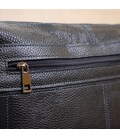 Деловая мужская сумка из кожи флотар на плечо SHVIGEL 11244 Черная картинка, изображение, фото