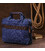 Сумка текстильная для ноутбука на два отделения Vintage 20179 Синяя картинка, изображение, фото
