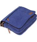 Текстильная сумка для ноутбука 13 дюймов через плечо Vintage 20189 Синяя картинка, изображение, фото