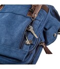 Сумка-рюкзак на одно плечо Vintage 20139 Синяя картинка, изображение, фото