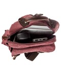 Сумка-рюкзак на одне плече Vintage 20140 Малинова картинка, зображення, фото