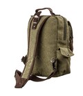 Сумка-рюкзак на одно плечо Vintage 20141 Оливковая картинка, изображение, фото