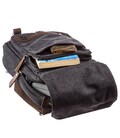 Сумка-рюкзак на одно плечо Vintage 20143 Черная картинка, изображение, фото