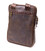 Оригінальна сумка з накладною кишенею на блискавці в матовій шкірі 11280 SHVIGEL, Коричнева картинка, зображення, фото