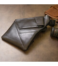 Шкіряна чоловіча сумка через плече GRANDE PELLE 11439 Чорний картинка, зображення, фото