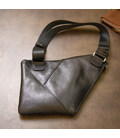 Кожаная мужская сумка через плечо GRANDE PELLE 11439 Черный картинка, изображение, фото