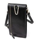 Чоловіча шкіряна сумка-гаманець GRANDE PELLE 11440 Чорний картинка, зображення, фото