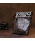 Кожаная компактная мужская сумка через плечо Vintage 20468 Коричневый картинка, изображение, фото
