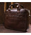 Стильная кожаная сумка для ноутбука Vintage 20681 Коричневый картинка, изображение, фото