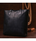 Вінтажна шкіряна сумка жіноча Shvigel 16347 Чорний картинка, зображення, фото