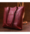 Винтажная женская сумка-шоппер Shvigel 16350 Бордовый картинка, изображение, фото