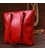 Кожаная вместительная женская сумка Shvigel 16355 Красный картинка, изображение, фото