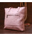 Вместительная кожаная женская сумка-шоппер Shvigel 16356 Розовый картинка, изображение, фото