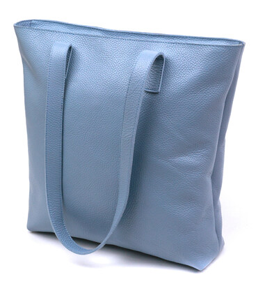 Современная женская сумка-шоппер Shvigel 16361 Голубой картинка, изображение, фото