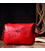 Яркая женская сумка на плечо KARYA 20845 кожаная Красный картинка, изображение, фото
