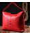 Вместительная женская сумка KARYA 20849 кожаная Красный картинка, изображение, фото