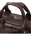 Надежная сумка-портфель на плечо KARYA 20874 кожаная Коричневый картинка, изображение, фото