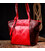 Деловая женская сумка с ручками KARYA 20875 кожаная Красный картинка, изображение, фото