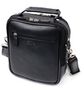 Стильна та практична чоловіча сумка KARYA 20899 шкіряна Чорний картинка, зображення, фото