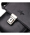 Сумка-портфель на плечо KARYA 20904 кожаная Черный картинка, изображение, фото