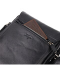 Сумка-портфель на плечо KARYA 20904 кожаная Черный картинка, изображение, фото