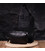 Невелика косметичка з гладкої шкіри на блискавці Україна GRANDE PELLE 16761 Чорна картинка, зображення, фото