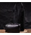 Косметичка середнього розміру з гладкої шкіри на блискавці Україна GRANDE PELLE 16764 Чорна картинка, зображення, фото