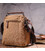 Небольшая мужская сумка из плотного текстиля 21226 Vintage Коричневая картинка, изображение, фото