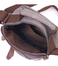 Компактная мужская сумка из плотного текстиля 21244 Vintage Серая картинка, изображение, фото