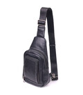 Мужская сумка через плечо из натуральной кожи 21284 Vintage Черная картинка, изображение, фото