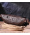 Модна поясна сумка з натуральної шкіри з фактурою під крокодила 21298 Vintage Коричнева картинка, зображення, фото