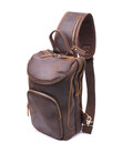 Вінтажна чоловіча сумка через плече з натуральної шкіри 21303 Vintage Коричнева картинка, зображення, фото