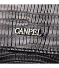 Стильный клатч для мужчин из натуральной фактурной кожи с тиснением под рептилию CANPELLINI 21563 Черный картинка, изображение, 