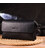 Красивий чоловічий клатч із натуральної комбінованої шкіри CANPELLINI 21564 Чорний картинка, зображення, фото