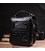 Вертикальная мужская сумка из натуральной кожи с тиснением под крокодила KARYA 21945 Черный картинка, изображение, фото