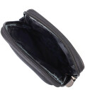 Мужская сумка на пояс из натуральной кожи 21481 Vintage Черная картинка, изображение, фото