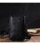Чоловіча сумка на пояс із натуральної шкіри 21481 Vintage Чорна картинка, зображення, фото