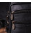Чоловіча сумка на пояс із натуральної шкіри 21481 Vintage Чорна картинка, зображення, фото