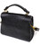Женская стильная сумка из натуральной кожи 22074 Vintage Черная картинка, изображение, фото