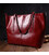 Містка сумка шоппер із натуральної шкіри 22076 Vintage Бордова картинка, зображення, фото