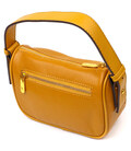 Красива сумка на плече крос-боді з натуральної шкіри 22100 Vintage Жовта картинка, зображення, фото