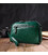 Сумка-клатч в оригинальном дизайне из натуральной кожи 22101 Vintage Зеленая картинка, изображение, фото