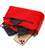 Яркая сумка на три отделения из натуральной кожи 22102 Vintage Красная картинка, изображение, фото