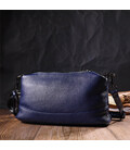 Шикарна сумка на три відділення з натуральної шкіри 22137 Vintage Синя картинка, зображення, фото
