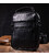 Практичний чоловічий месенджер із натуральної шкіри Vintage 21950 Чорний картинка, зображення, фото