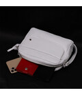 Женская сумка кросс-боди из натуральной кожи GRANDE PELLE 11650 Белая картинка, изображение, фото