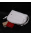 Женская сумка кросс-боди из натуральной кожи GRANDE PELLE 11650 Белая картинка, изображение, фото